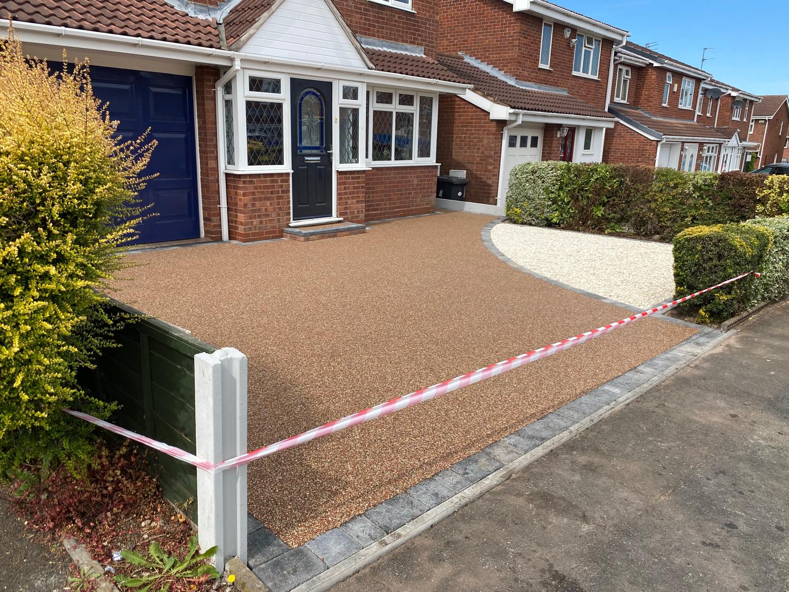 Driveway and patio project 1 in Warwickshire